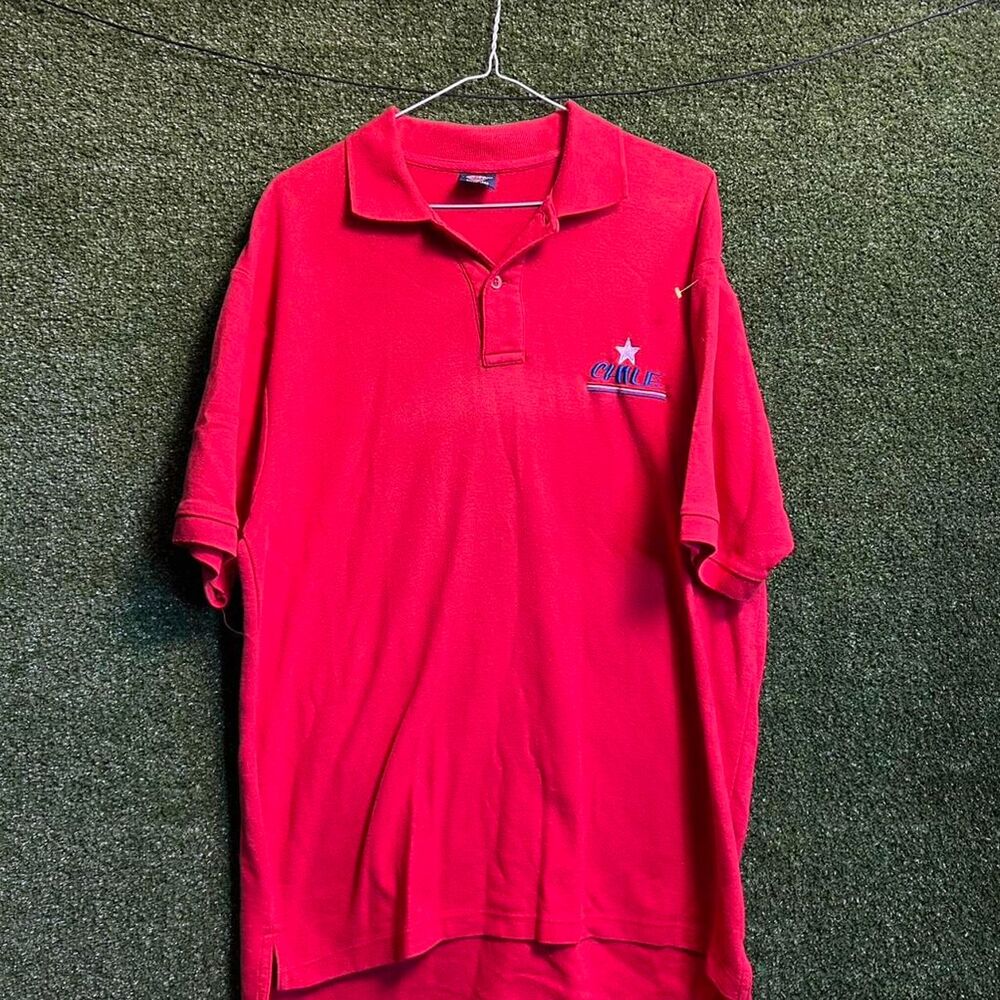 World Men's Red Polo-shirts